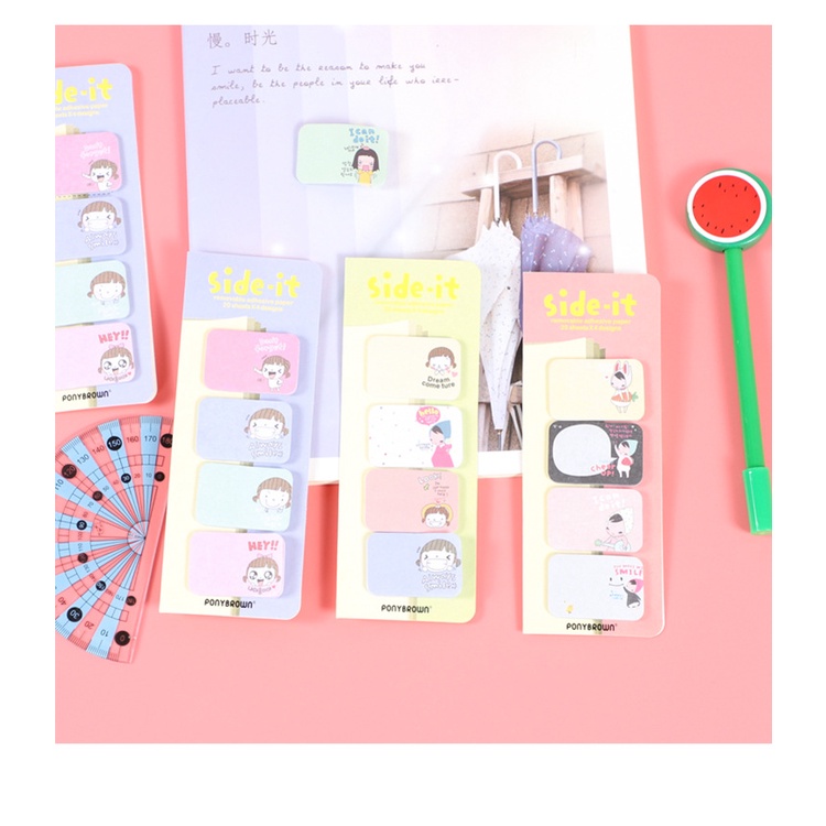 Giấy Nhớ Note 80 tờ Size Mini Ghi chú Cute