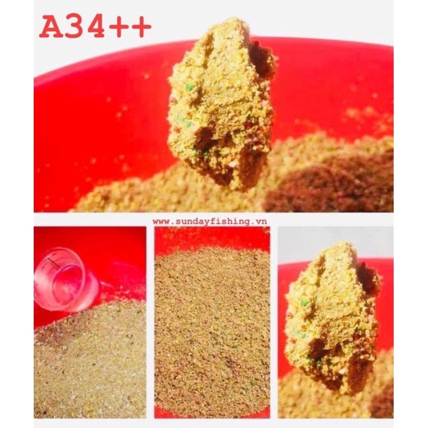 Mồi câu A34+ ngũ cốc siêu chép
