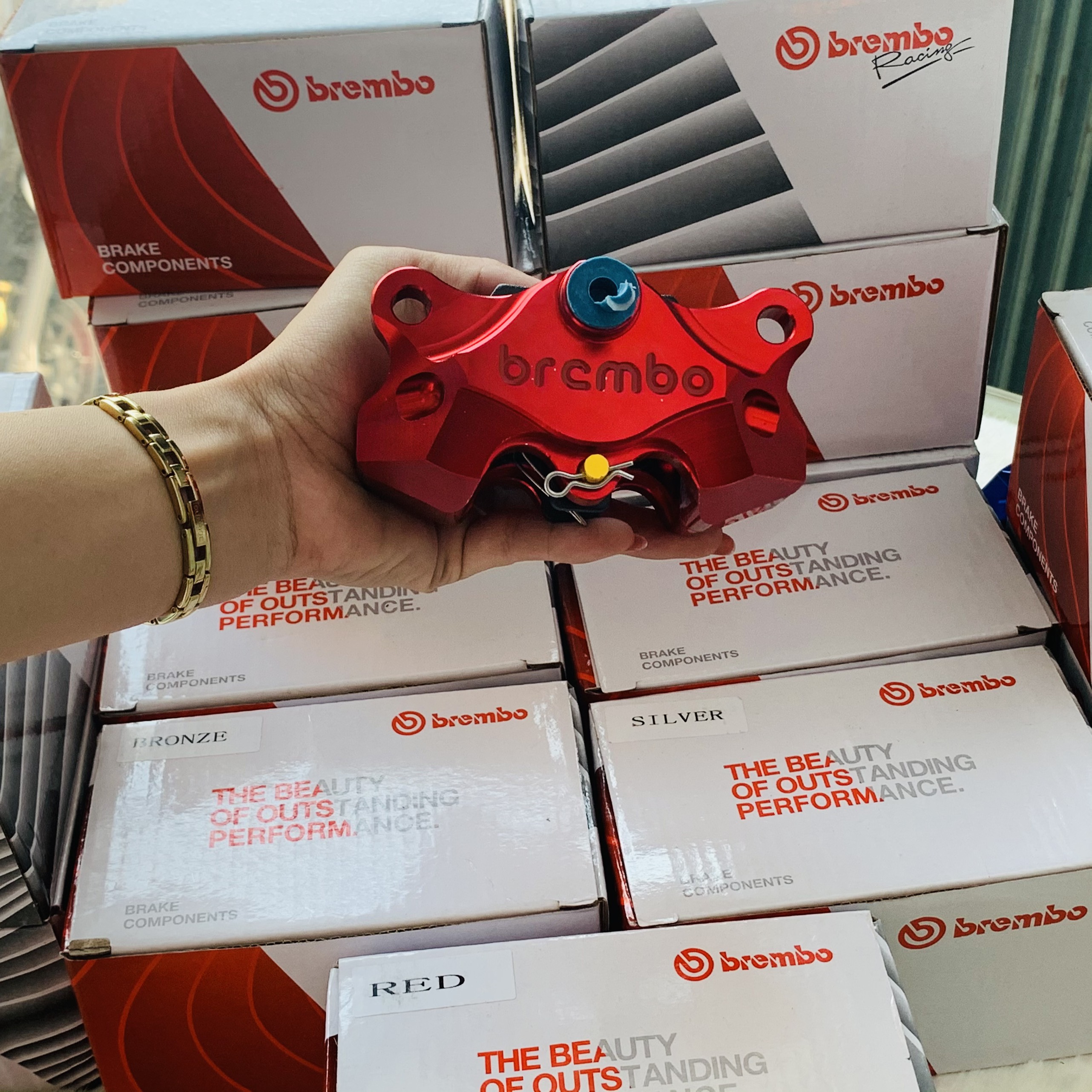 [ Gía rẻ ] Heo Brembo 2 Piston đối xứng gắn được mọi dòng xe