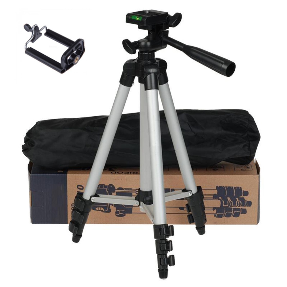 [HCM]Gậy 3 chân máy ảnh quay phim Tripod 3110 tặng kèm túi đựng và kẹp điện thoại