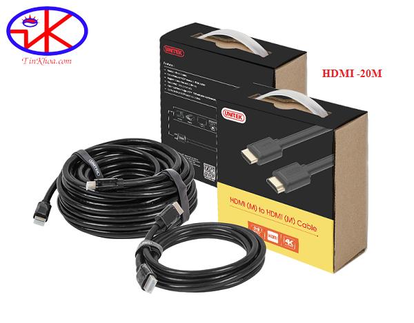 CÁP HDMI 20M 4K UNITEK YC144M 1.4 FULL HD ( UNITEK Y-C144M)