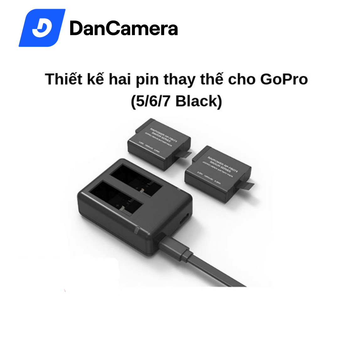 Dock sạc đôi GoPro 5/6/7/8/9/10