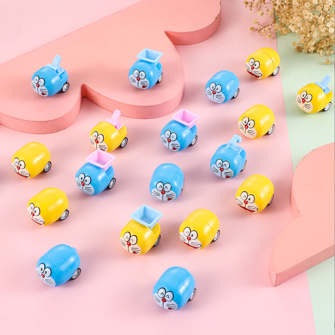 2 XE Đồ chơi Xe DORAEMON Mini Chạy Đà - DORAEMON Xe Công Trình [Đồ Chơi Cho Bé]