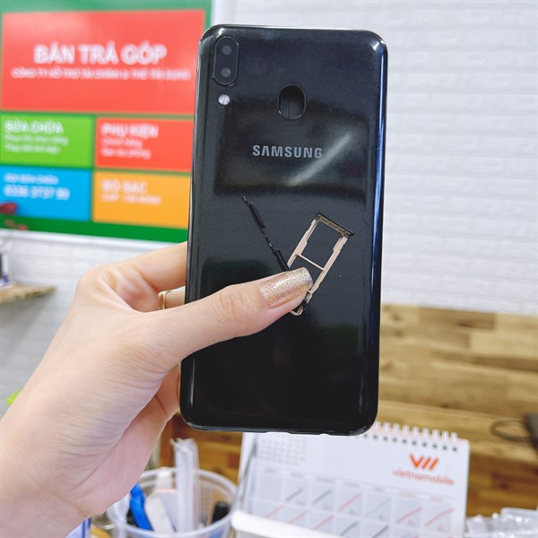 Bộ vỏ Samsung M20 zin nấu máy