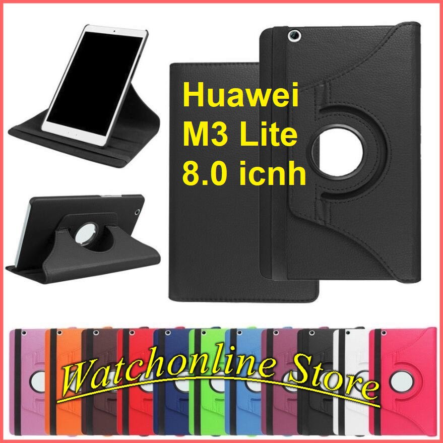 Bao da xoay 360 độ huawei mediapad m3 lite 8.0 inch
