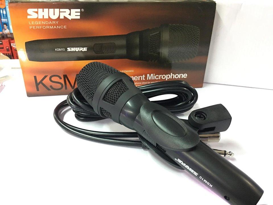 MICRO CÓ DÂY SHURE KSM10 CHỐNG HÚ HÁT CỰC HÚT TIẾNG