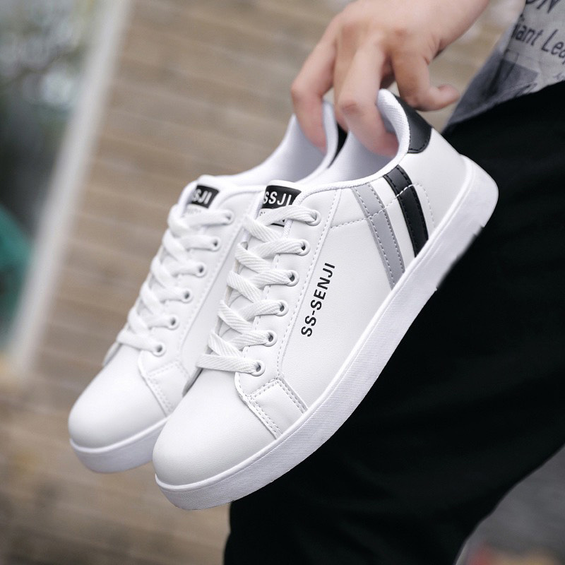 Giày Nam Sneaker Thể Thao - SENJII Kiểu Dáng Mới