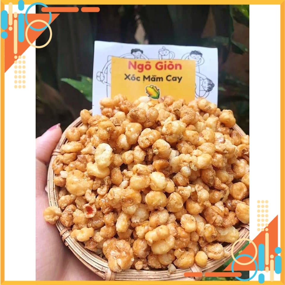 1kg ngô giòn xóc mắm cay giòn tan ăn là mê