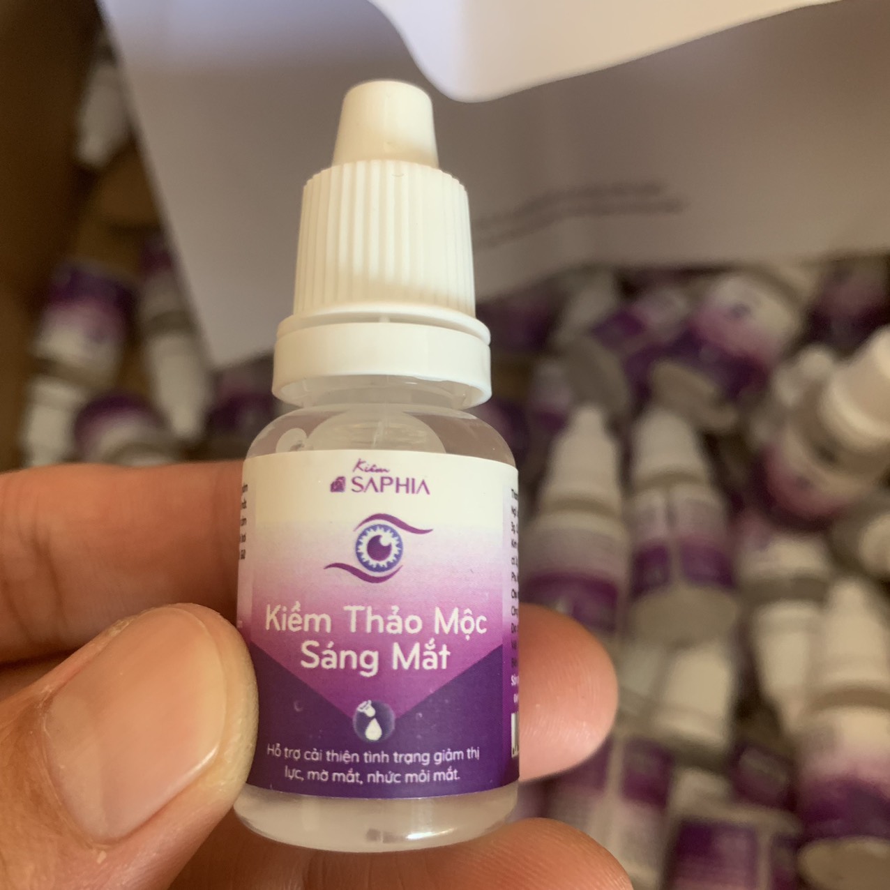 Kiềm nhỏ mắt Saphia - Kiềm sáng mắt chai 10ml