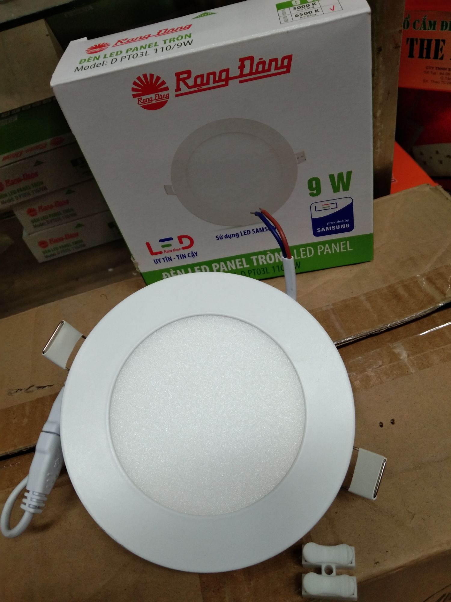 [HCM]ĐÈN LED PANEL 9W RẠNG ĐÔNG PHI 110