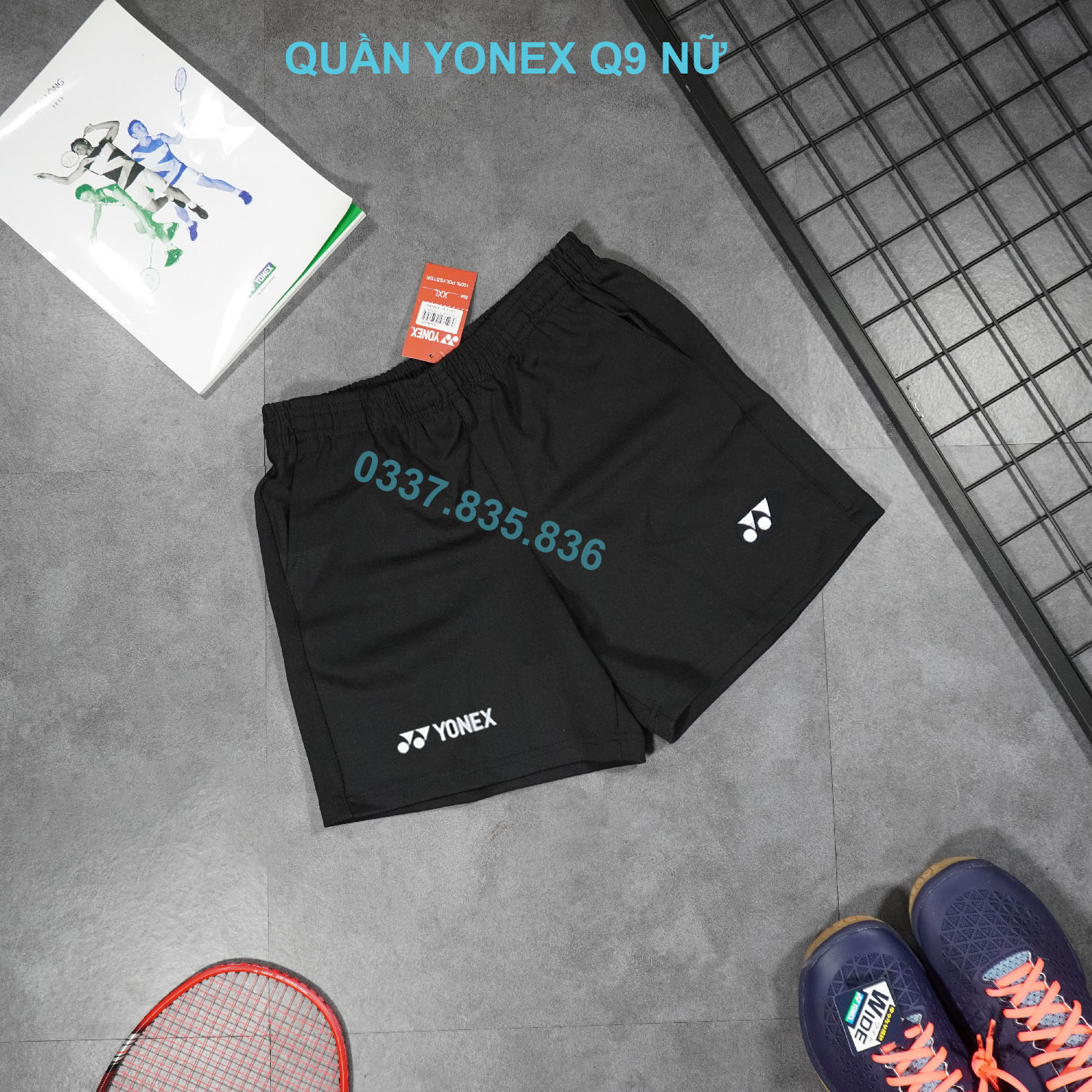 Quần đùi cầu lông nữ, quần thể thao nữ