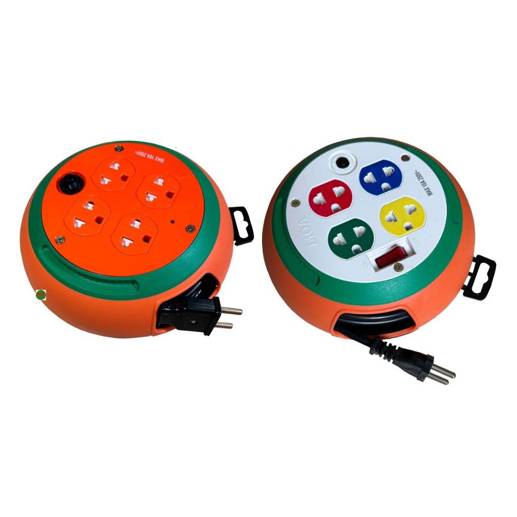 Ổ cắm điện xoay tròn xách tay lioa 10 mét 15a 10a xtd10-2-10a
