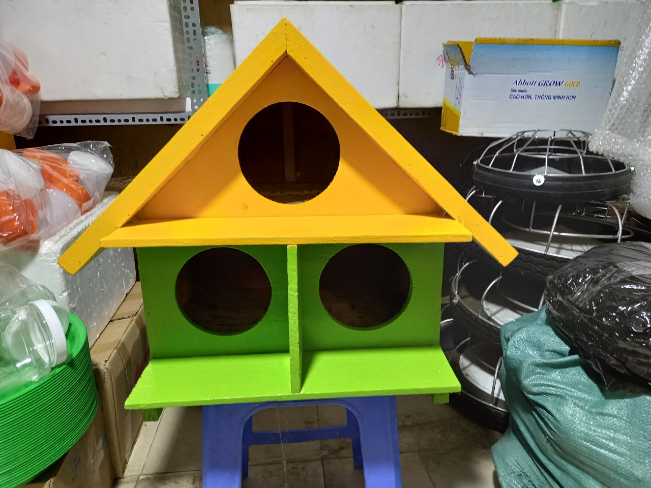 Chuồng Chim Bồ Câu Bằng Gỗ 3 Lỗ