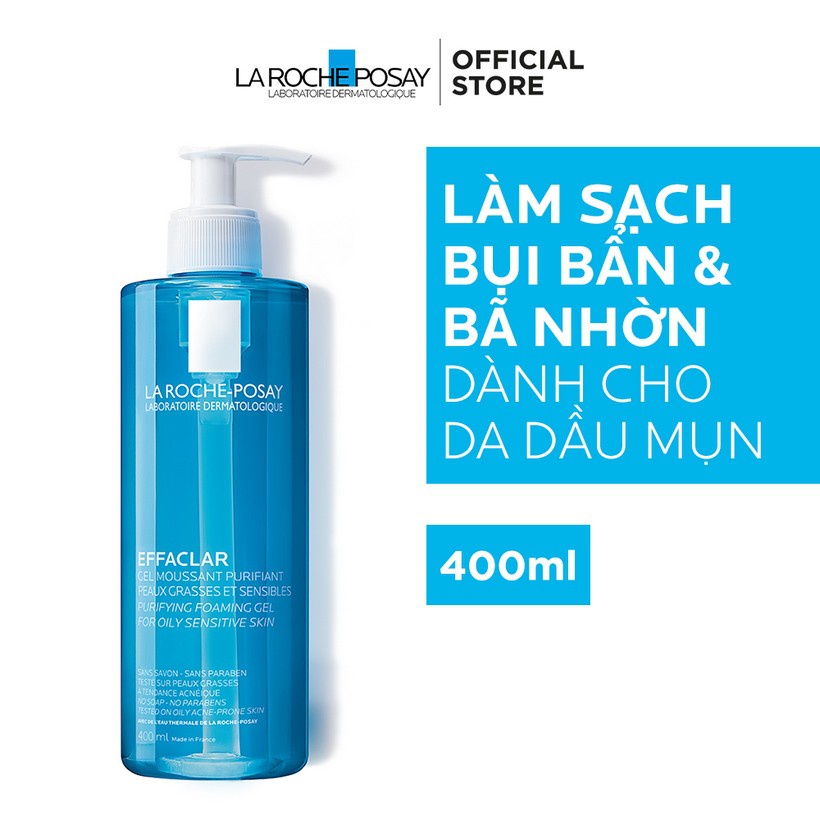 Sữa Rửa Mặt La Roche-Posay Effaclar Purifying Foaming Gel 400ml