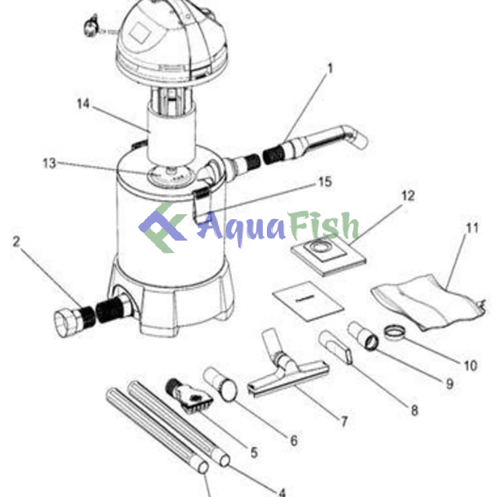 Máy Vệ Sinh Hồ Cá Koi Pontec Pondomatic Đức (lực hút mạnh, đa năng và rất bền)