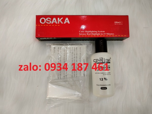 Combo màu nhuộm Osaka+100ml oxy+ bao tay và hướng dẫn sử dụng nhập khẩu