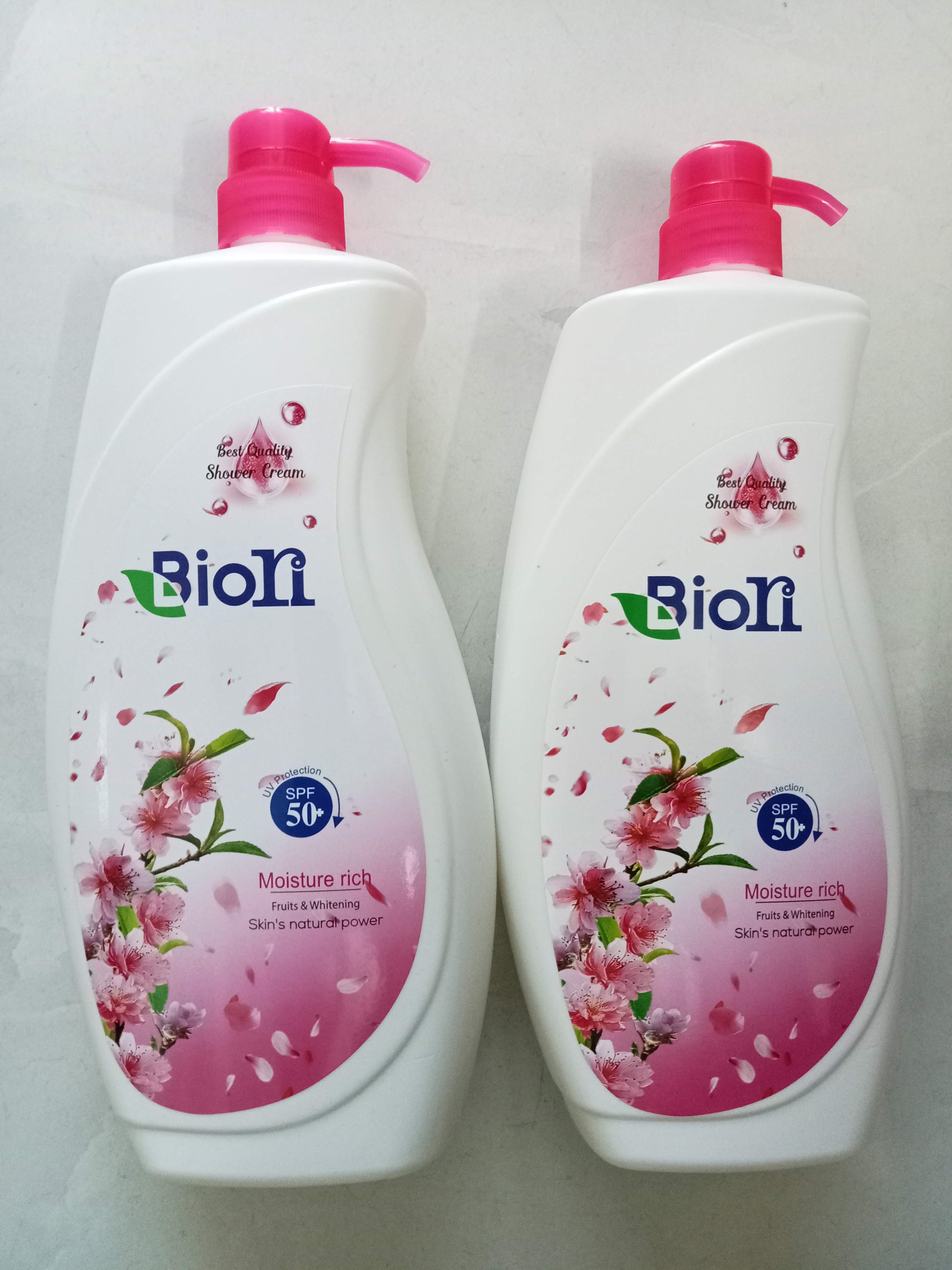 combo sữa tắm trắng da biori 1200ml ( hoa anh đào )