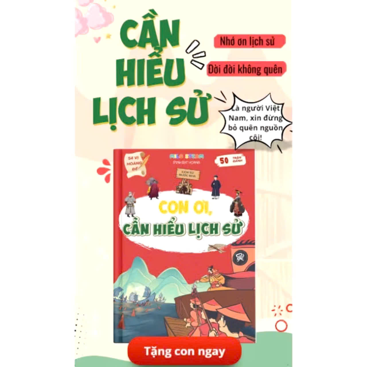 Sách - Con ơi cần hiểu lịch sử