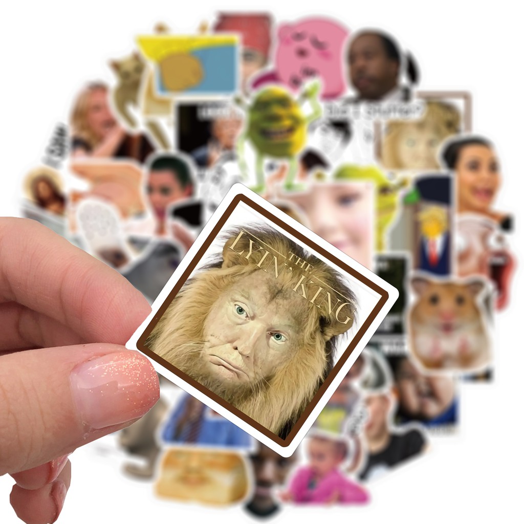 [HCM]Sticker Hình Dán Meme chế Hài Hước Vui Nhộn