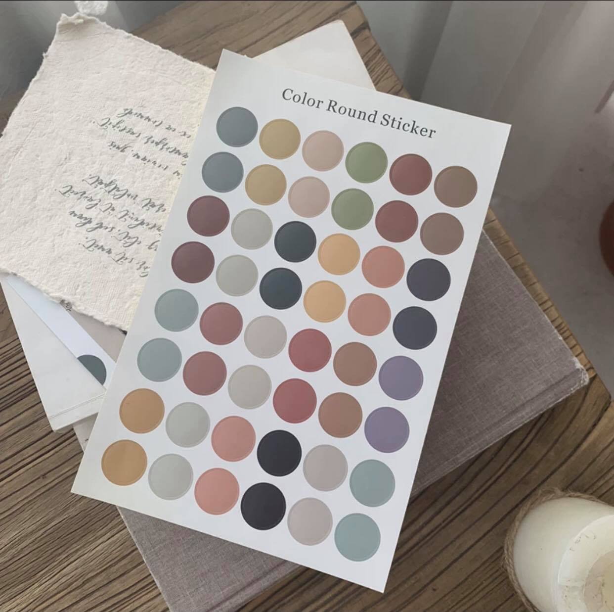 STICKERS/ Miếng dán chấm tròn - dot stickers tiện lợi