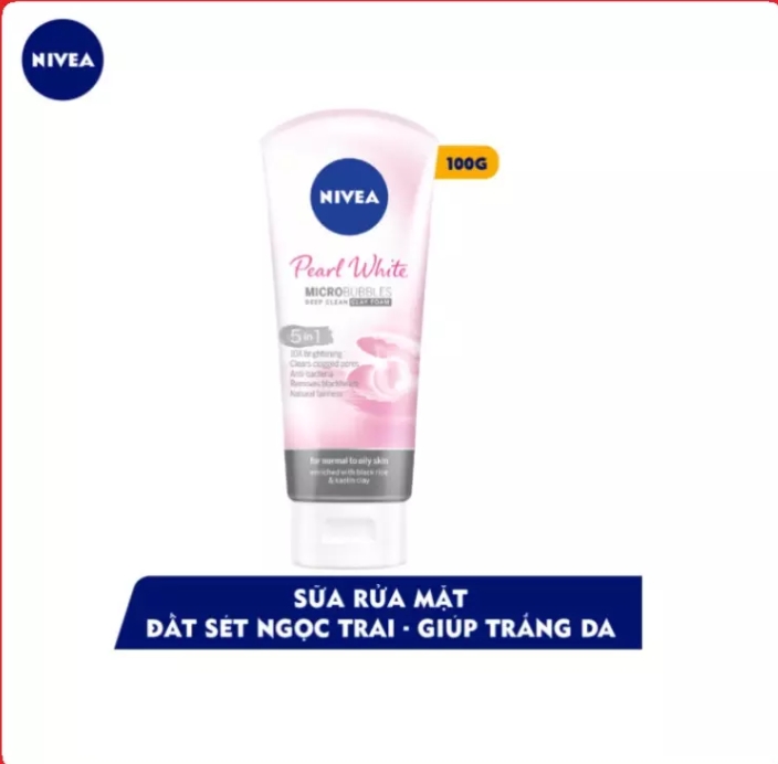 Sữa rửa mặt NIVEA nữ 100ml đủ loại