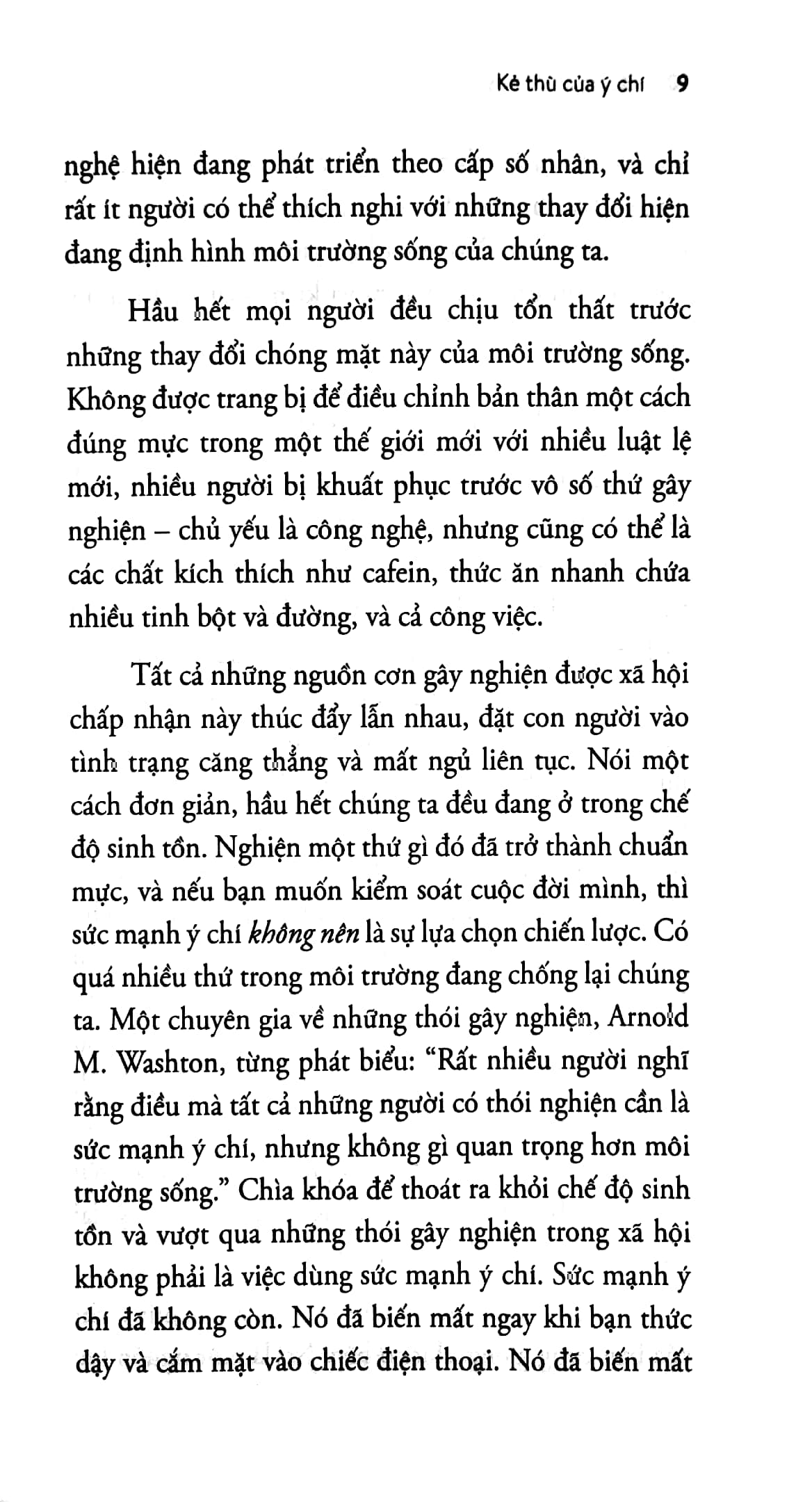 Sách - Kẻ Thù Của Ý Chí