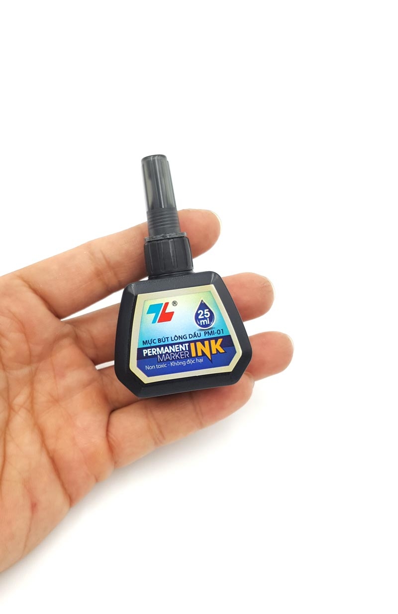 Fahasa - Mực Bút Lông Dầu Thiên Long PMI-01 - Mực Đen