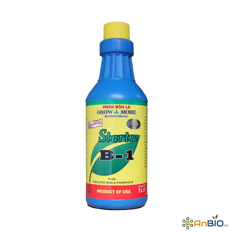 Phân bón START VITAMIN B1 - Chai 1 lít - B1 nhãn hiệu phân bón Mỹ do hãng LIQUINOX- Mỹ sản xuất.