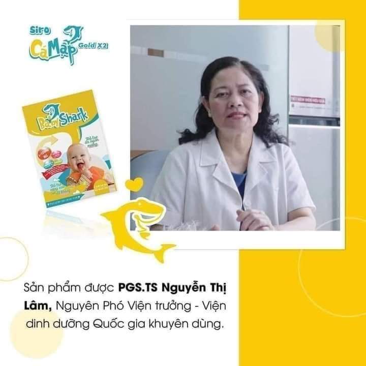 [HCM]Combo 10 Gói Siro Cá Mập Gold X2