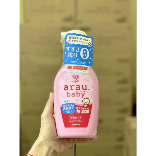 [MẪU MỚI] NƯỚC RỬA BÌNH SỮA ARAU DẠNG CHAI (500ML) hoặc TÚI (450ML)