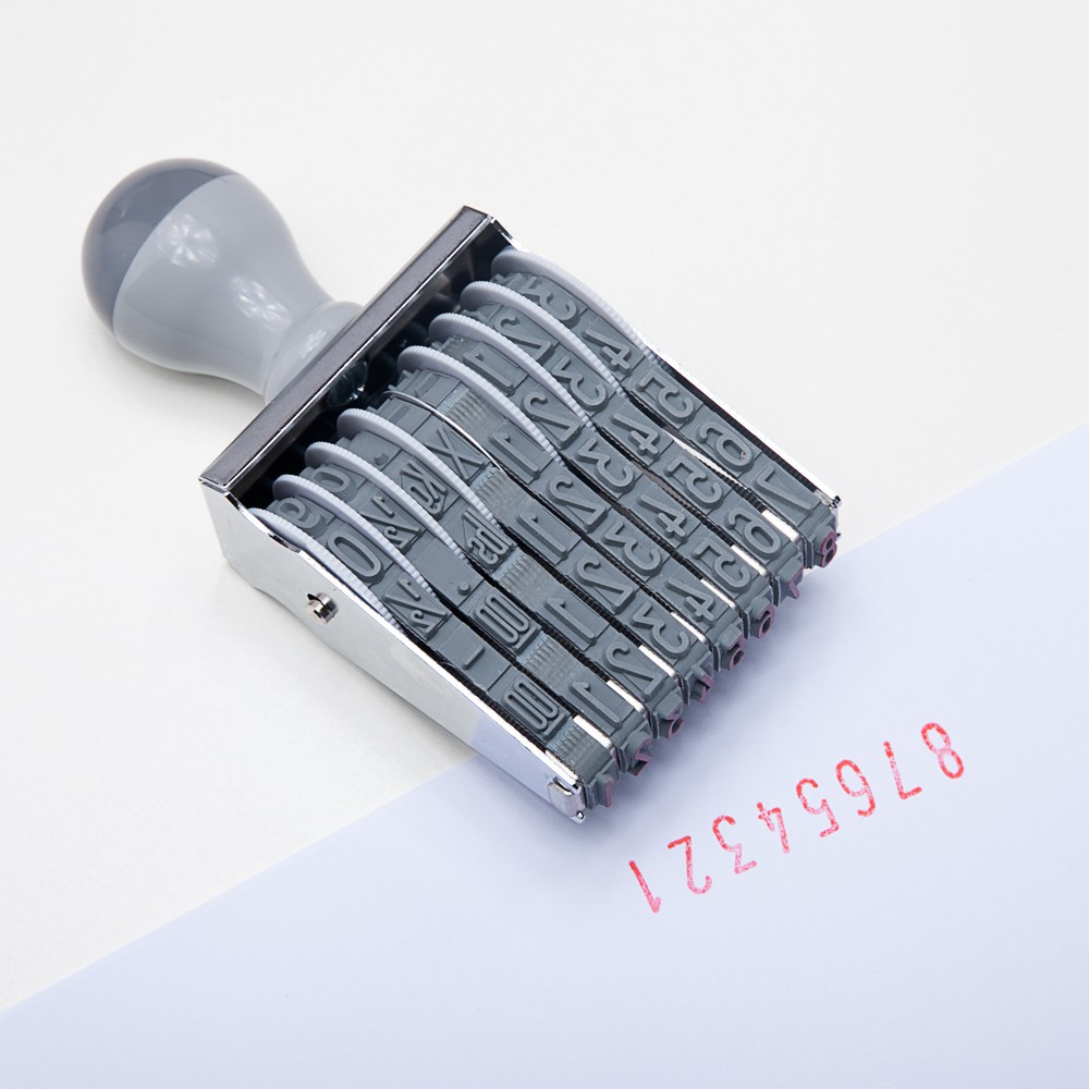 Dấu Cao Su Shiny 8 Số Size 5-7-9-11mm