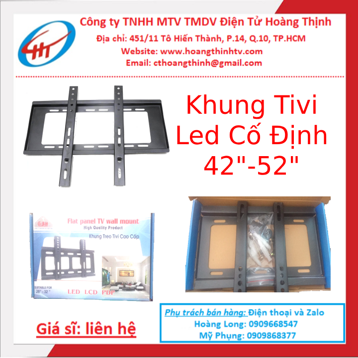 Khung Tivi LED Cố Định 42 in Đến 52 in