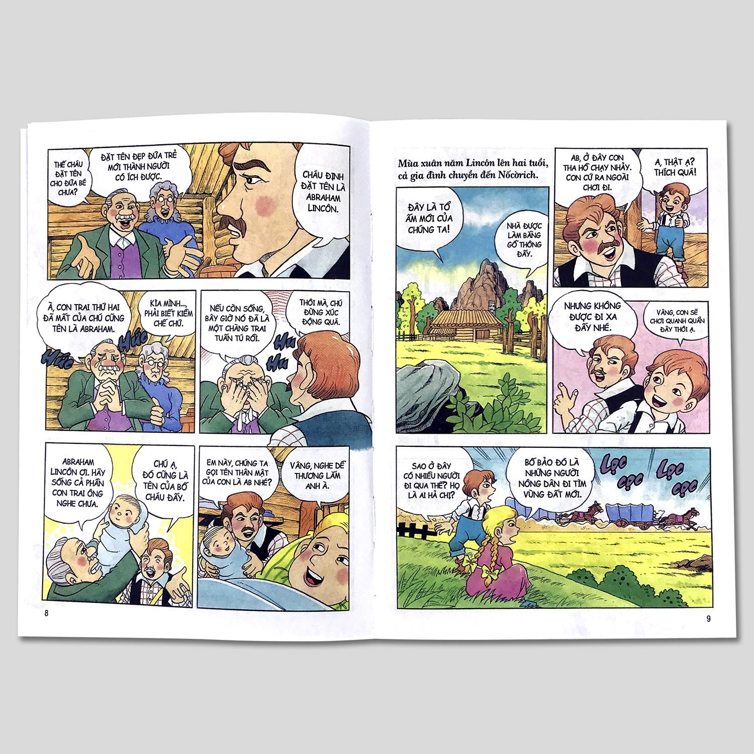 Danh Nhân Thế Giới - Truyện tranh Comic (Bộ 10 Cuốn)