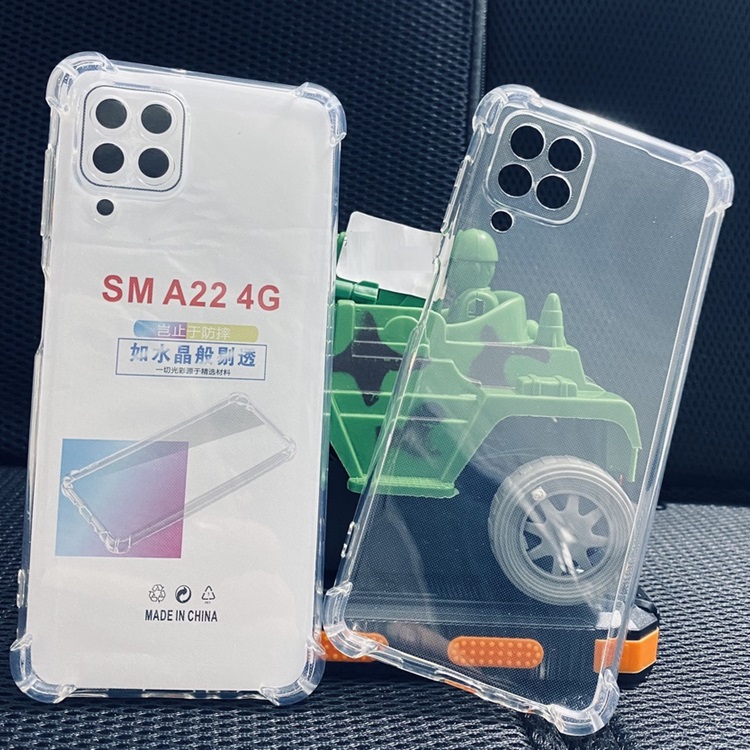 Ốp Samsung A22 / A23 4G / 5G - Dẻo Trong Chống Sốc Bảo Vệ Camera