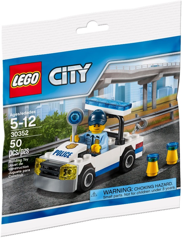 LEGO City 30352 Police Car Building Kit (50 Pieces, Polybag, genuine LEGO)