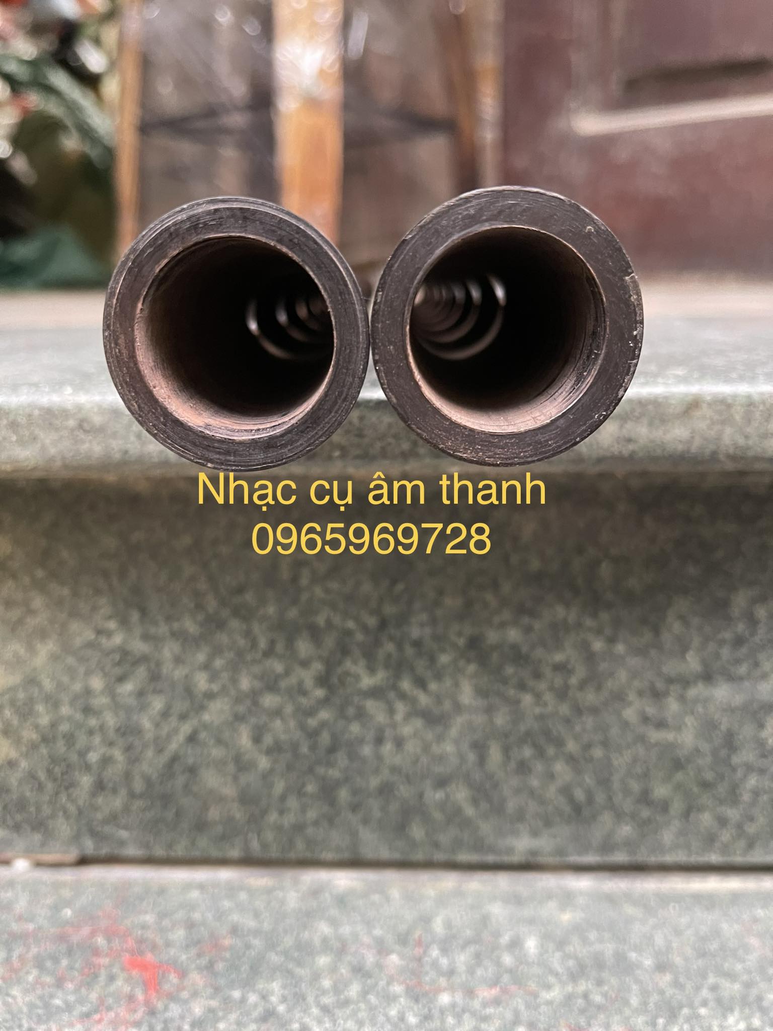 Bộ kèn đám hiếu đám ma gỗ mun âm chuẩn