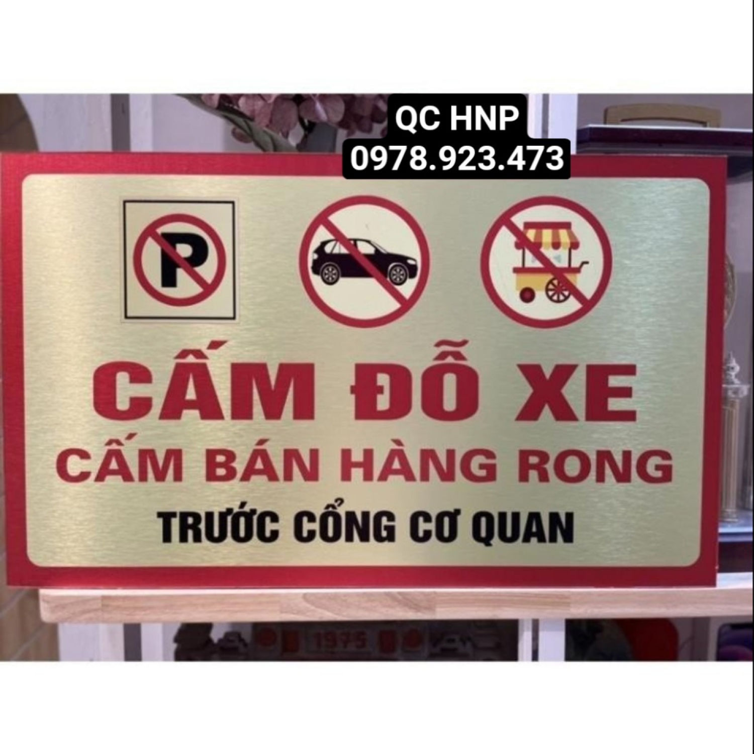 Biển Báo Cấm Đỗ Xe –  Biển Báo Cấm Mica
