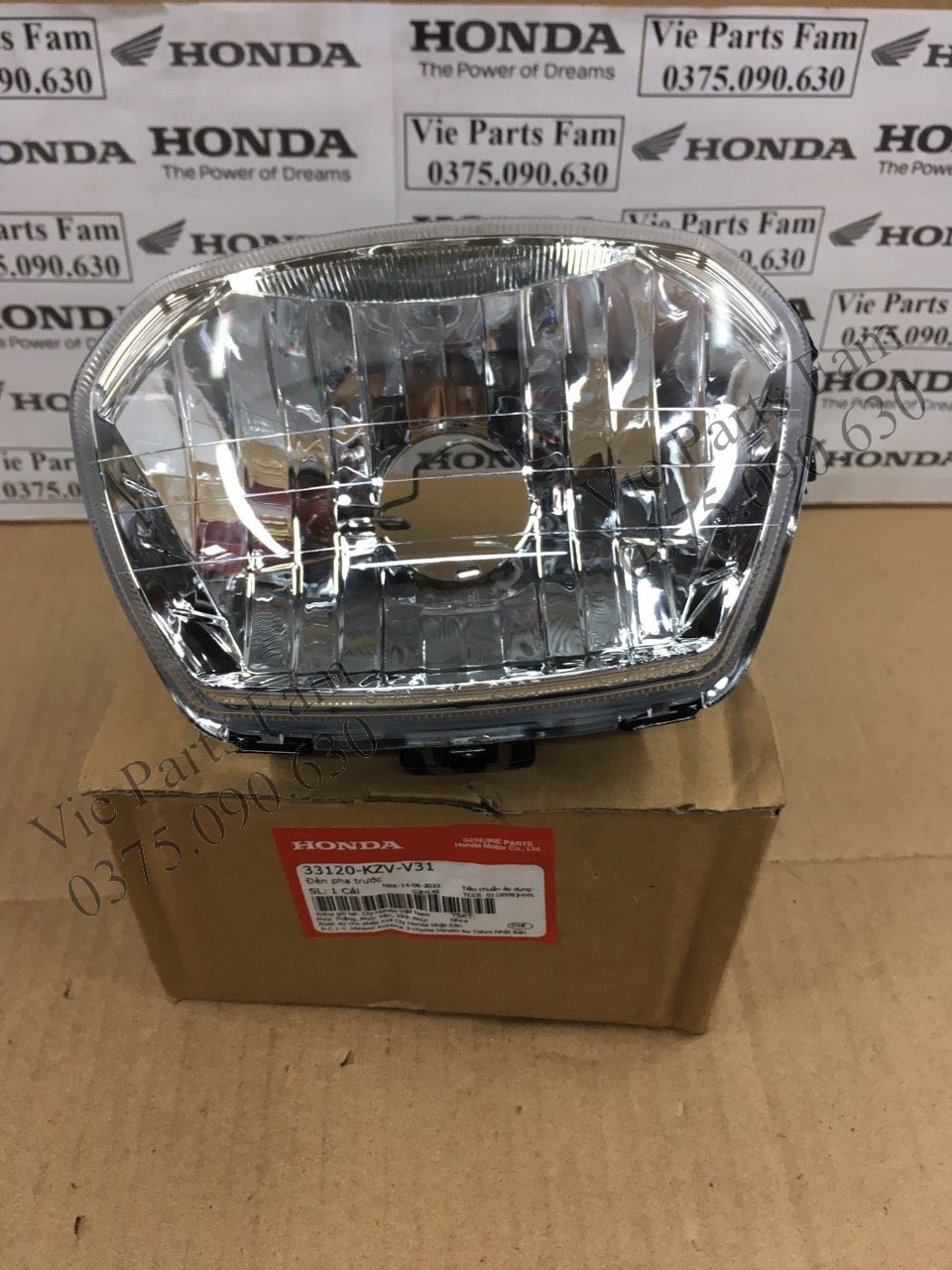Đèn pha Dream 110, hàng din honda mới 100%