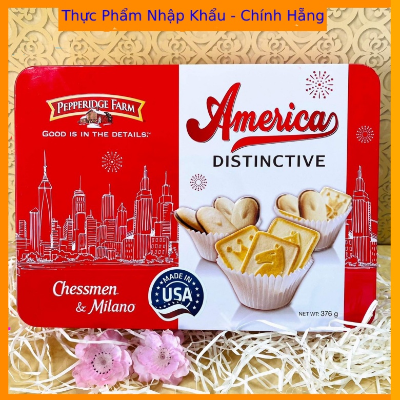 [Hộp Quà Tết] Bánh Quy Pepperidge Farm America Distinctive 376G