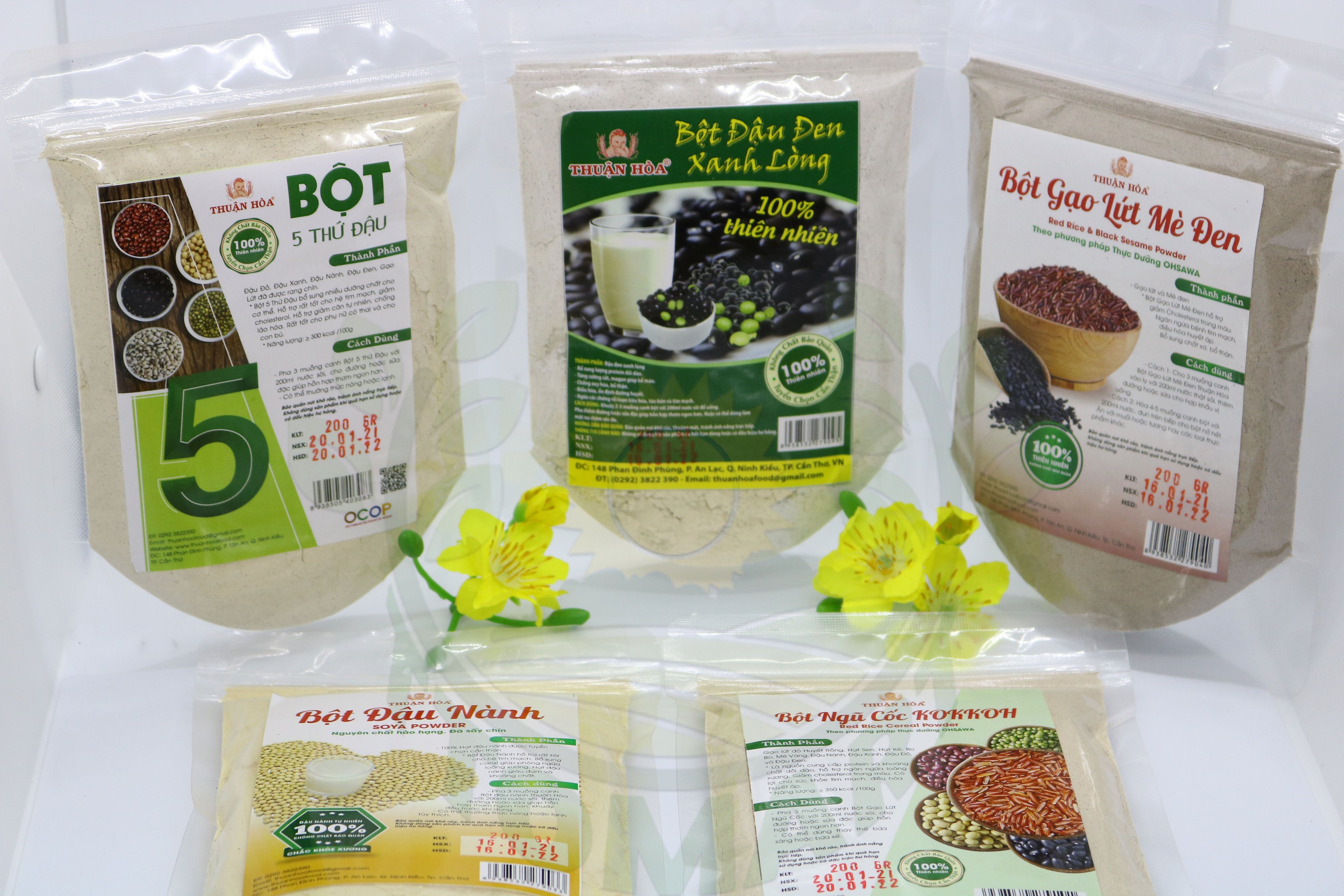 BỘT 5 THỨ ĐẬU- 200GR- THUẬN HÒA FOOD DATE MỚI