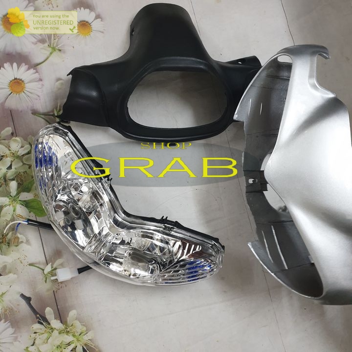 Combo 3 món bộ ốp đầu phanh ĐĨA xe JUPITER V + JUPITER R kèm bóng