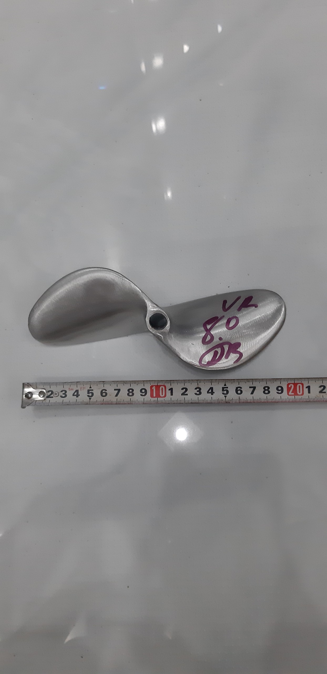 chân vịt inox 8hp (ngựa) máy cốt ngay gen 14mm