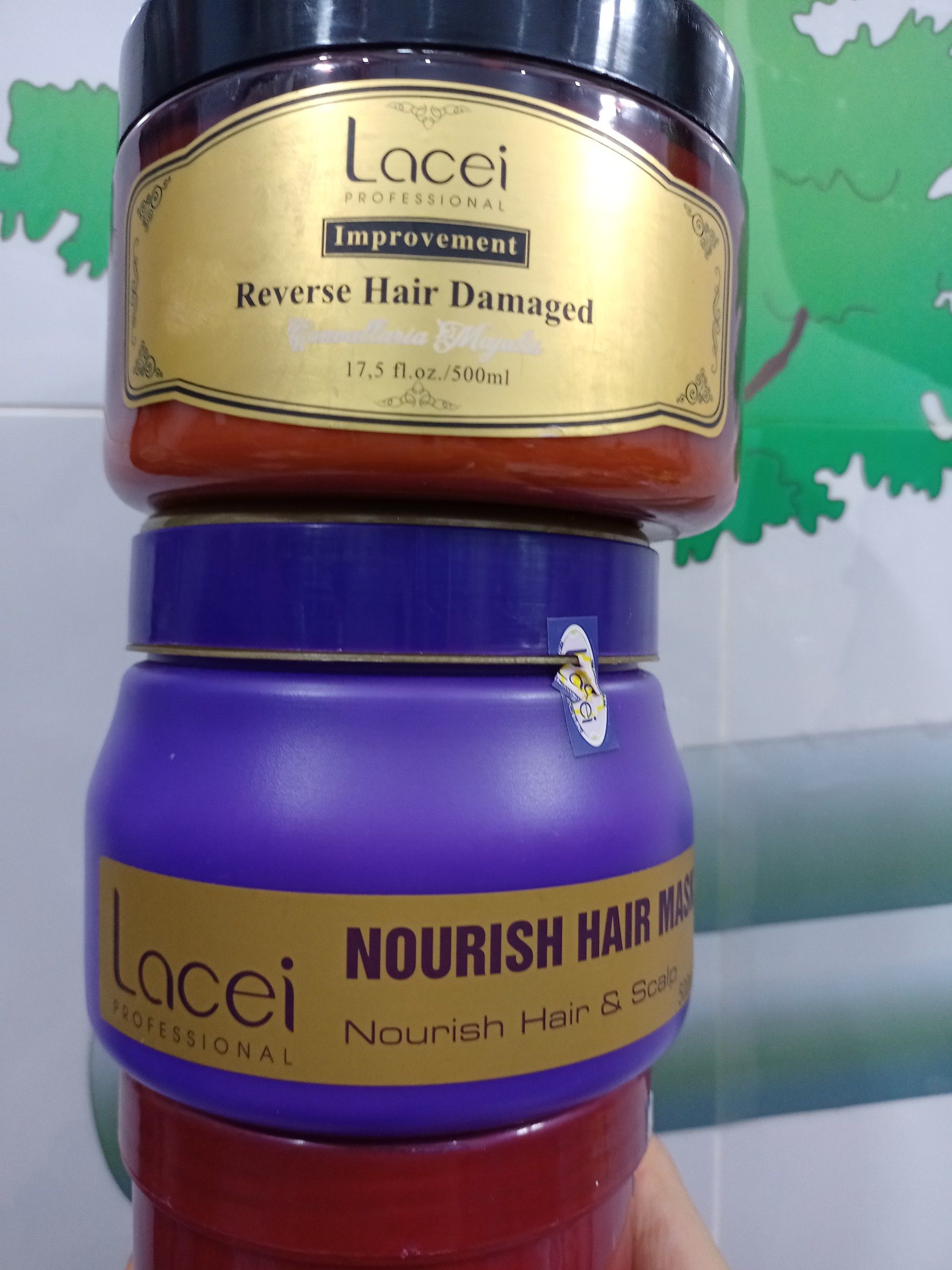 500ml Dầu hấp phục hồi tóc tóc Kella - Lacei