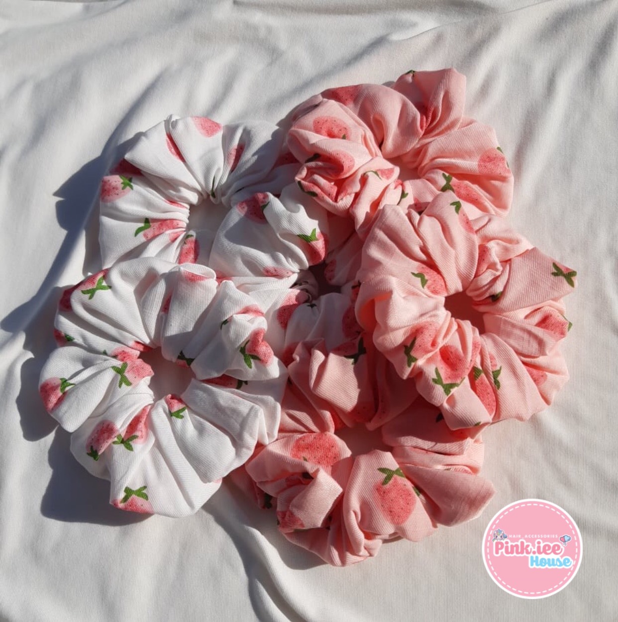SCRUNCHIES DÂU TO 2 MÀU - CỘT TÓC HOTTREND