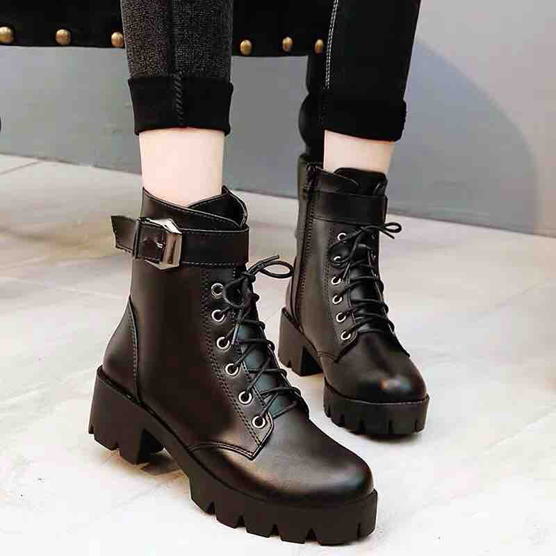 Boots cổ ngắn 5cm, giày cổ ngắn