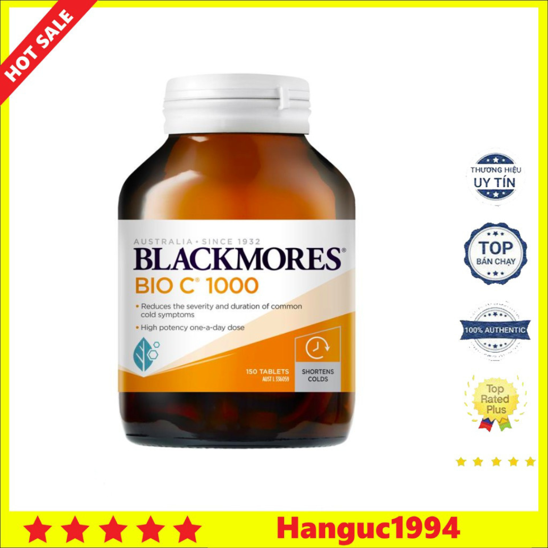 Bio c blackmores 150 viên - bổ sung vitamin c hằng ngày