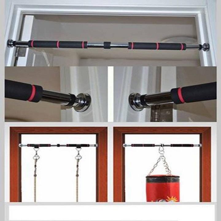 Xà đơn treo tường 60 -100cm - MS.XDTTINOX80-BVT