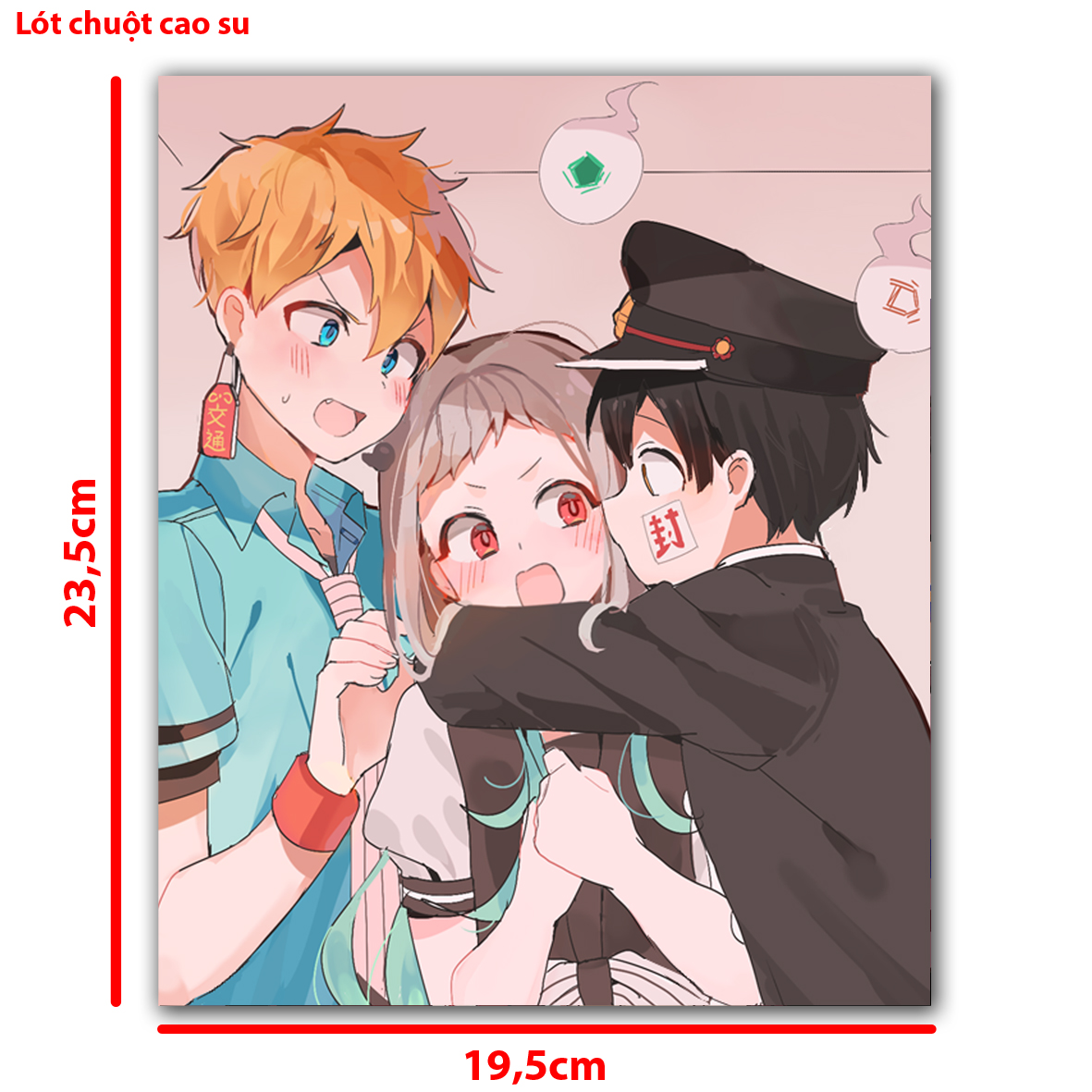 [HCM]Lót chuột anime Jinbaku Shounen Hanako-Kun - Ác Quỷ Trong Nhà Vệ Sinh ( Nhiều mẫu)