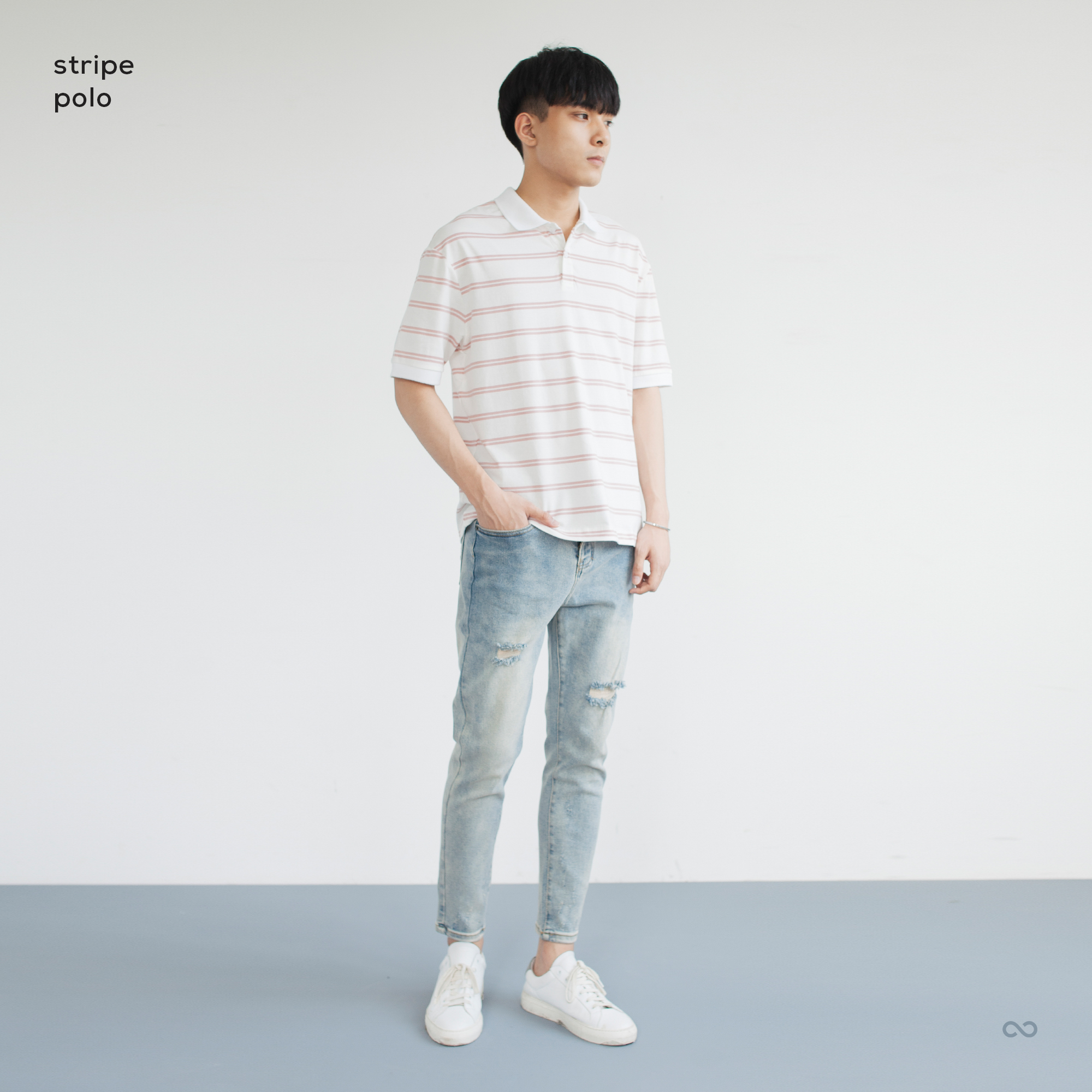 Áo Polo Nam LOOK STRIPE POLO