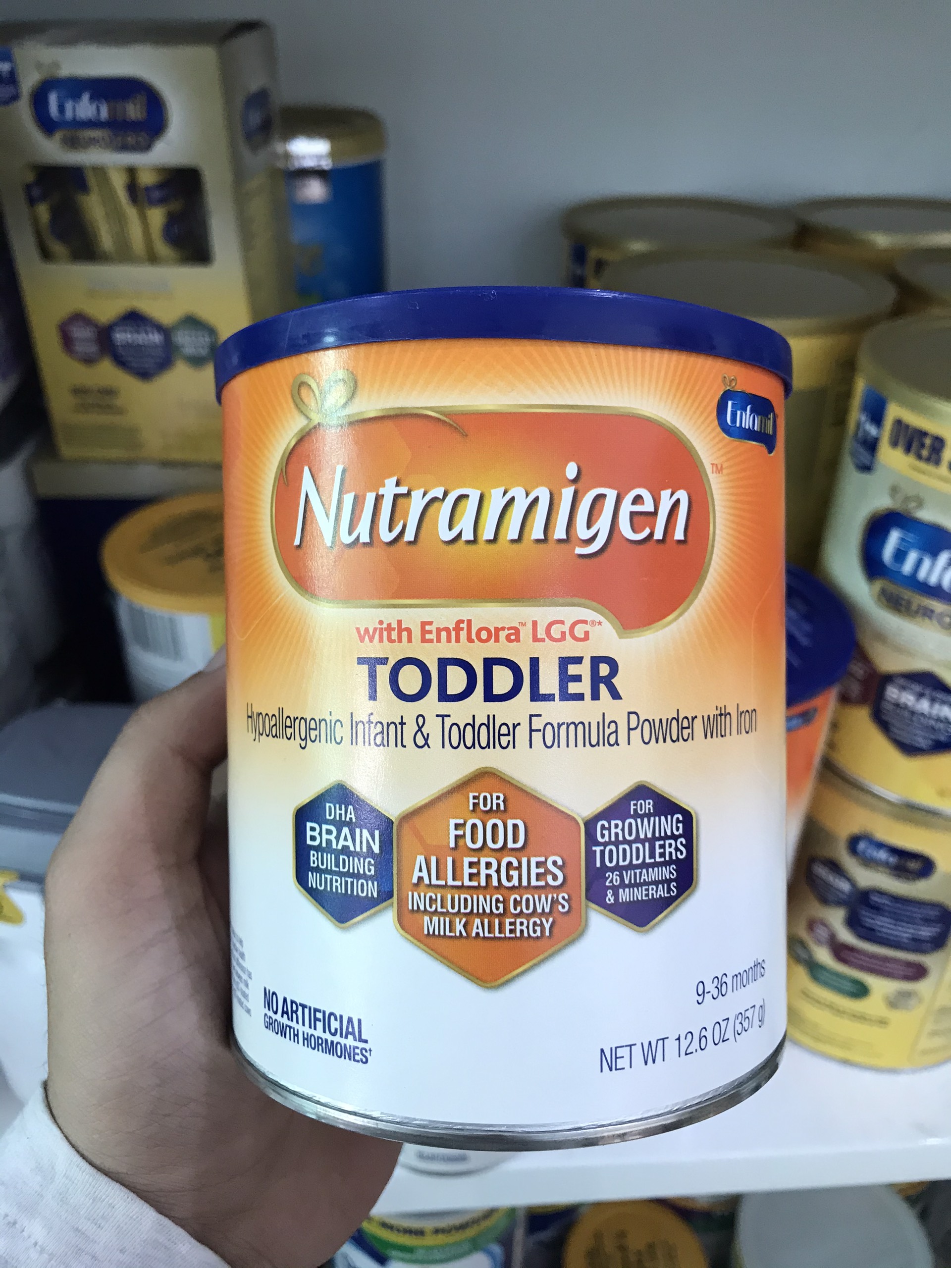Sữa thuỷ phân Nutramigen Toddler 357g